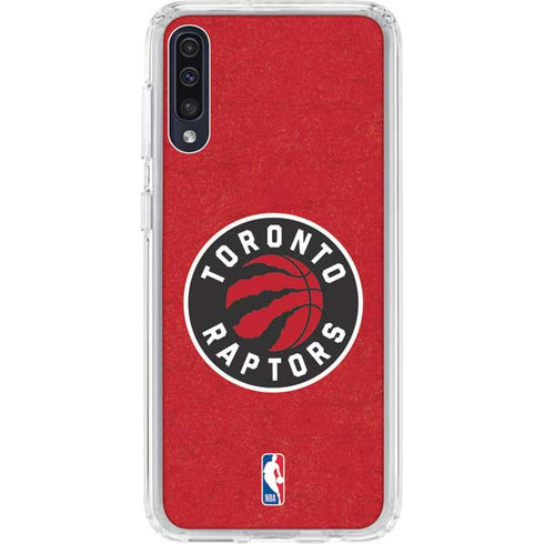NBA Toronto Raptors Distressed Galaxy A50 Clear Case